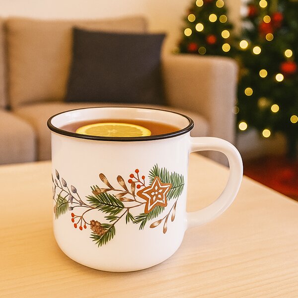 Hrnček Vianoce vetvička 0,35 l