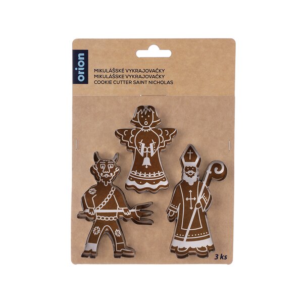 Vykrajovačka Mikulášska sada 3 ks