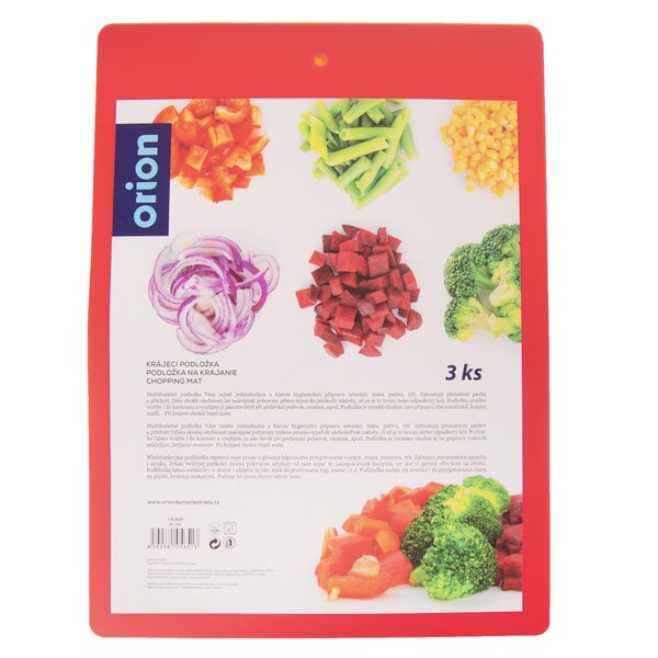 Krájacia podložka 38x28 cm 3 ks