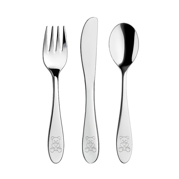 Jedálenský detský príbor medvídek 3 diely