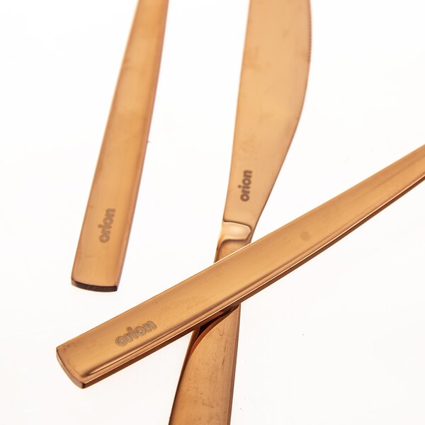 Jedálenské príbory Copper 24 dielov