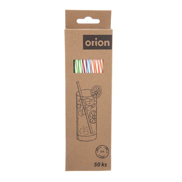 Nápojová slamka opakované použitie 50 ks