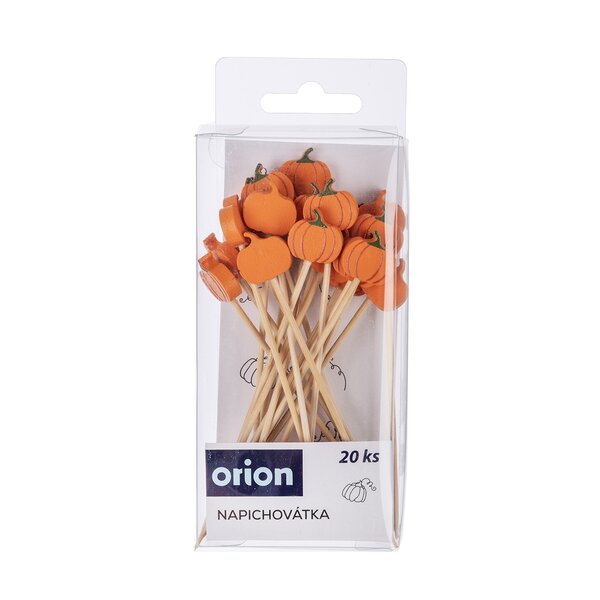 Napichovadlá Halloween tekvica 20 ks