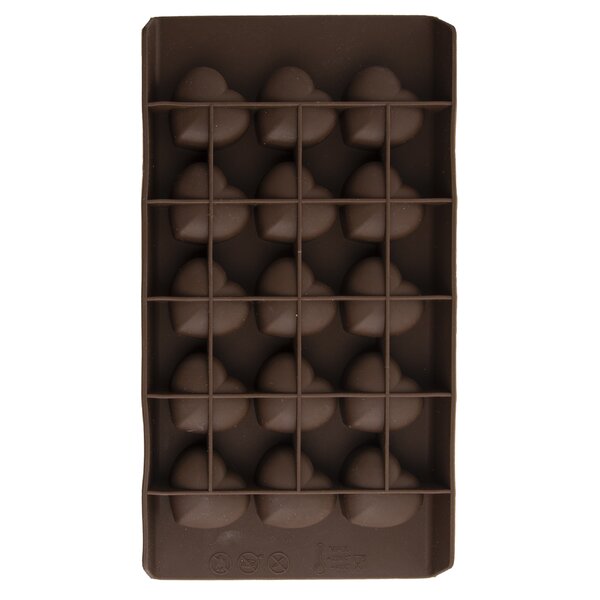 Forma na čokoládu srdce 