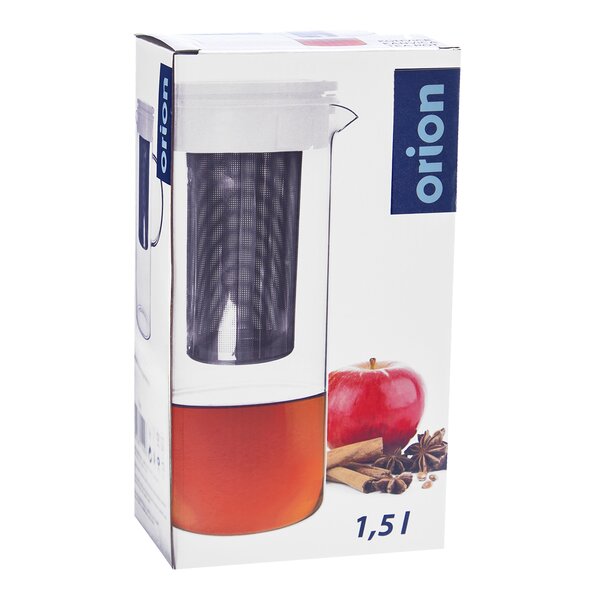 Kanvica z varného skla s filtrom 1,5 l