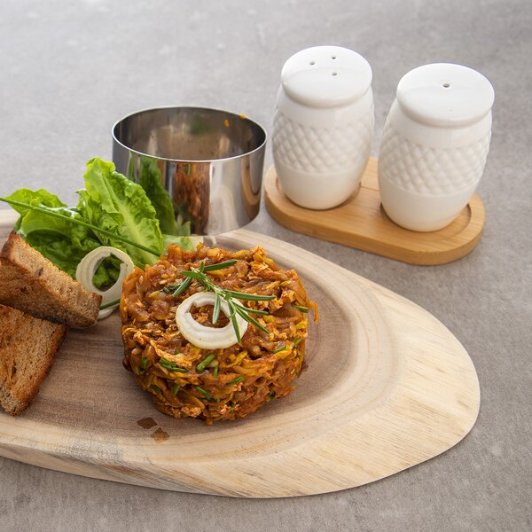 Korenička s podnosom WHITELINE 2 ks