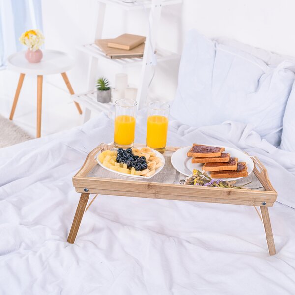 Servírovacia tácka do postele 50x30 cm