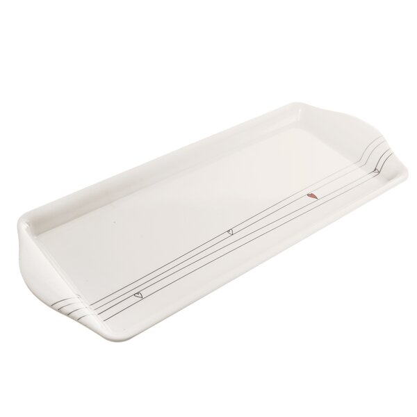 Servírovacia tácka SRDIEČKA 39,5x16,5 cm