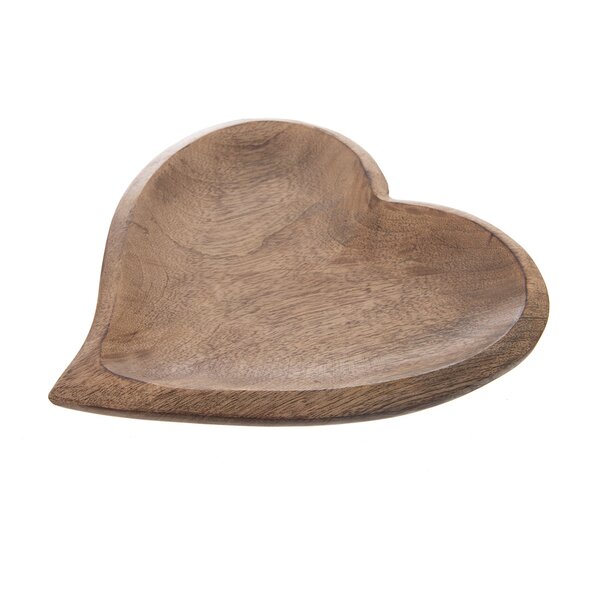 Servírovacia tácka MANGO srdce 25x25 cm