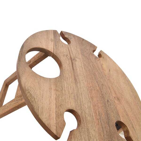 Pikniková tácka-stolík MANGO pr. 39,5 cm, v. 24,5 cm