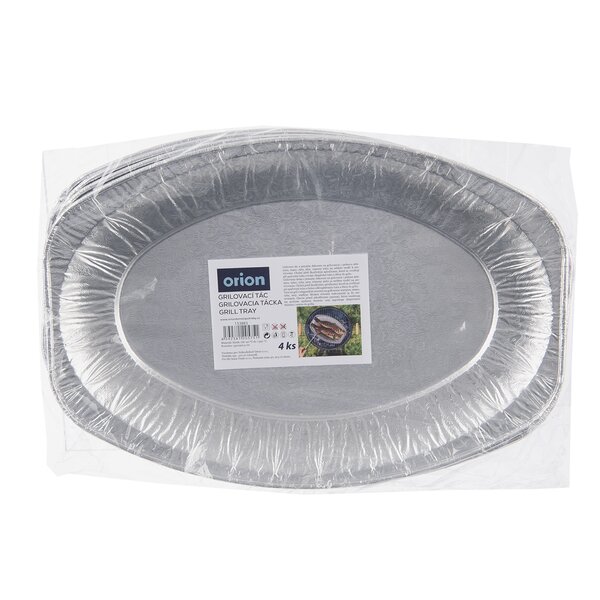 Servírovacia a grilovacia tácka 33x23 cm 4 ks