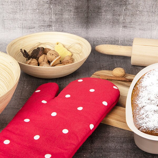 Kuchynská chňapka s magnetom BODKA