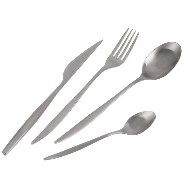 Jedálenské príbory Matt silver 24 dielov