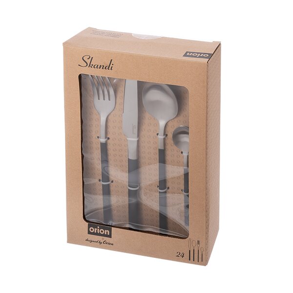 Jedálenské príbory SKANDI 24 dielov