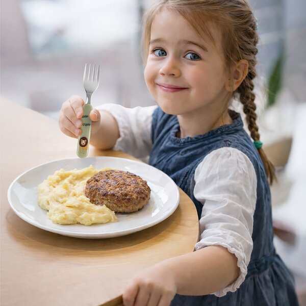 Jedálenský detský príbor zoo 3 ks