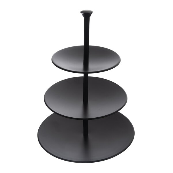 Servírovací stojan BLACK 3 poschodia