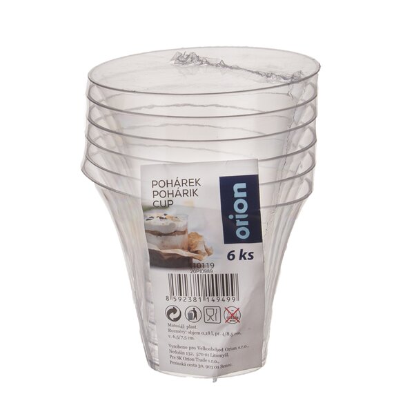 Pohárik dezert 0,18 l 6 ks