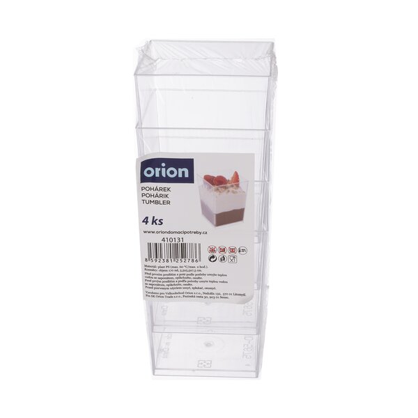 Pohárik panna cotta 0,17 l 4 ks