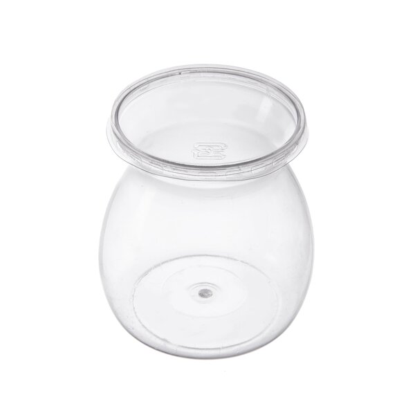 Pohárik s viečkom na dezert 0,17 l 6 ks