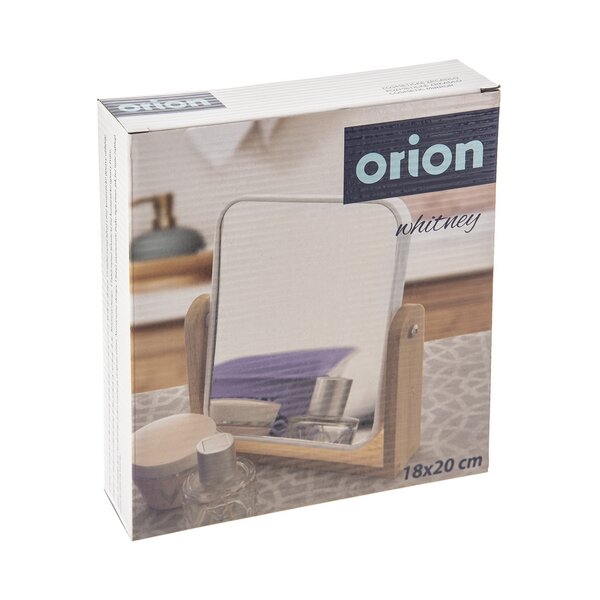 Kozmetické zrkadlo WHITNEY so stojanom 18x20 cm