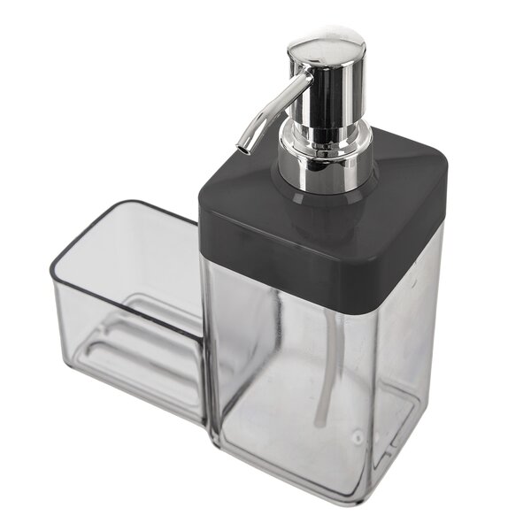 Dávkovač saponátu GREY s organizérom 0,56 l