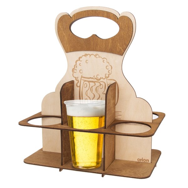 Stojan na pivné fľaše