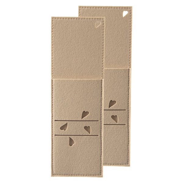 Vrecko na príbory SRDIEČKA 2 ks