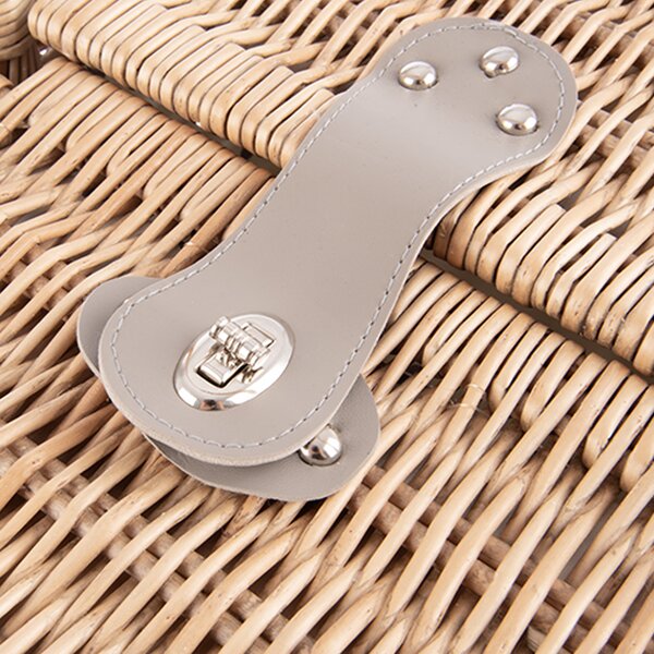 Piknikový kôš s textilnou vsadkou