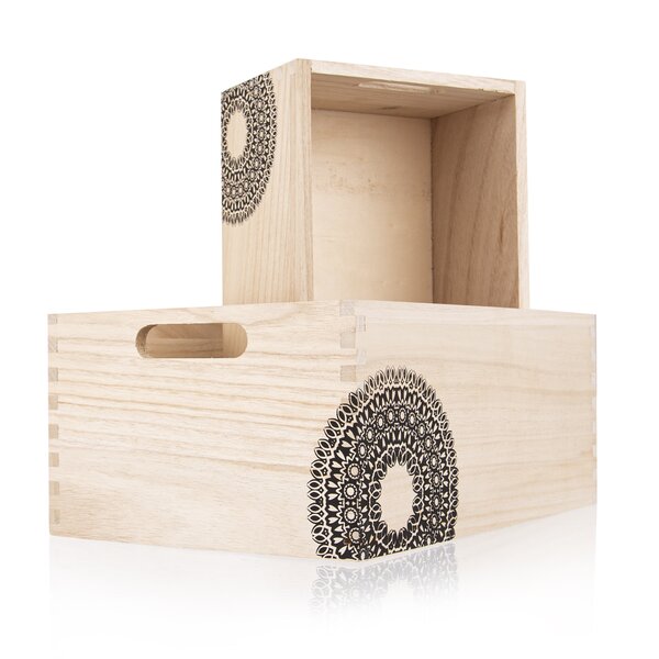 Dekoratívna debnička MANDALA 31x21x13 cm