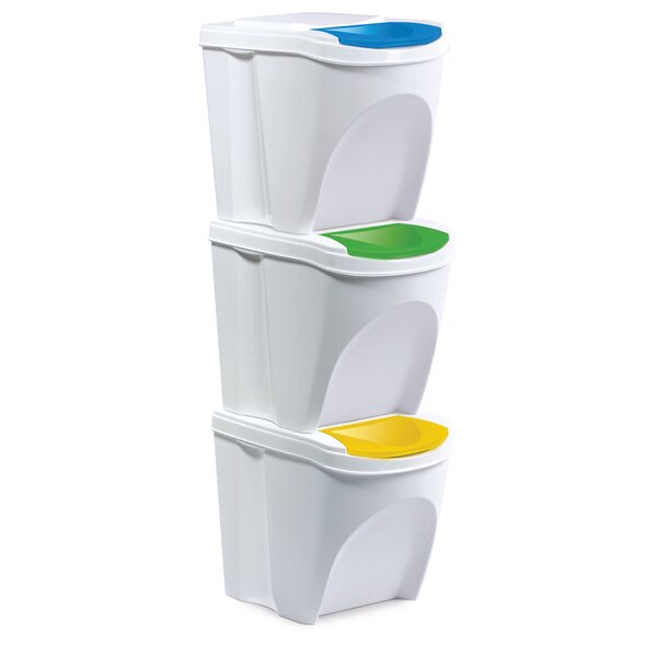 Odpadkový kôš na triedený odpad Sort 3x21 l