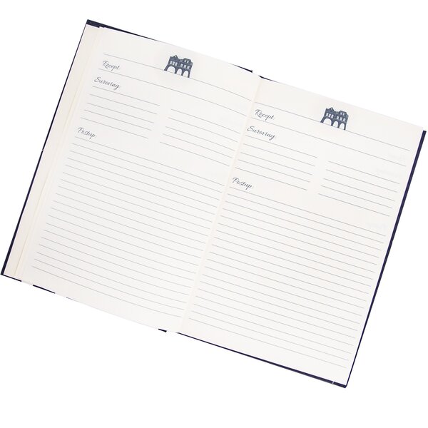 Kniha na recepty s vareškou DOMKY