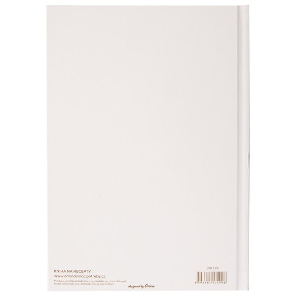 Kniha na recepty DOMKY 