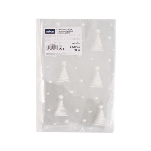 Darčekové vrecko STROMČEK 25x17 cm 100 ks