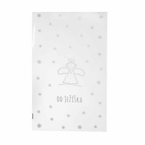 Darčekové vrecko ANJEL 35x20 cm 100 ks