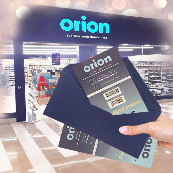 Darčekový poukaz Orion 15 EUR