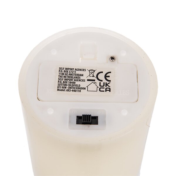 Dekoratívna sviečka LED s časovačom