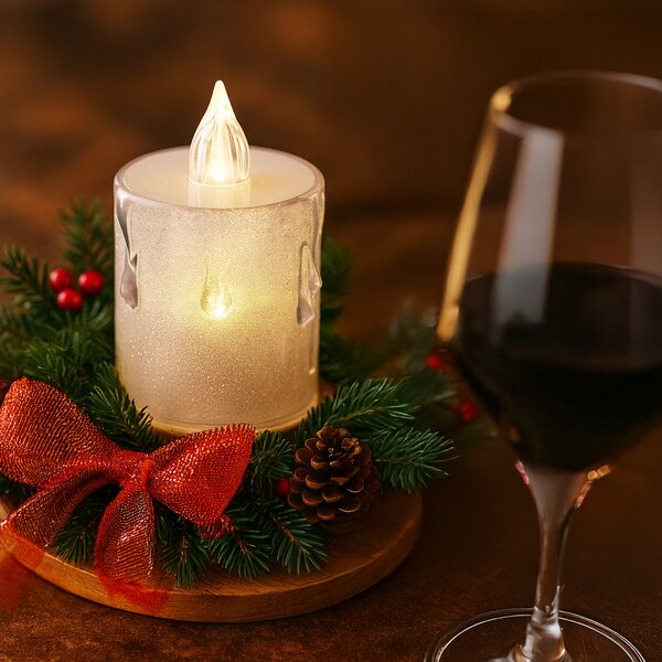 Dekoratívna sviečka LED