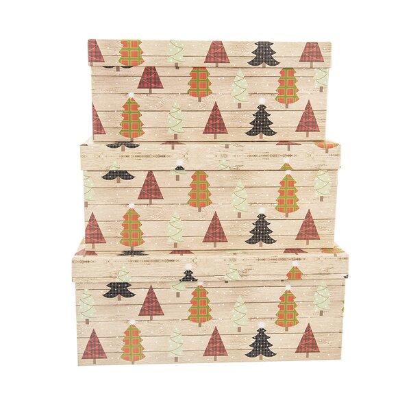 Darčeková krabica STROMČEK K 3 ks