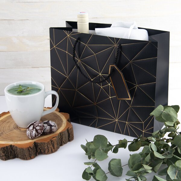 Darčeková taška mriežka 31x12x26 cm