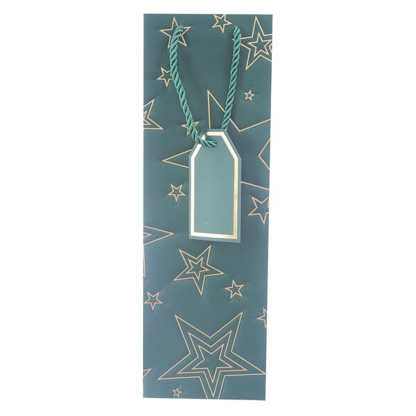 Darčeková taška hviezda 12x9x36 cm