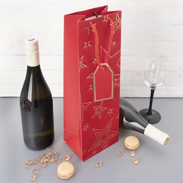 Darčeková taška hviezda 12x9x36 cm