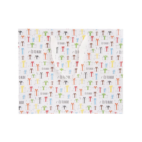 Darčeková taška Čo to bude 32x12x26 cm