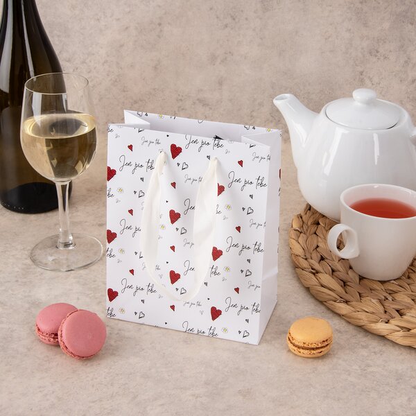 Darčeková taška Jen pro tebe 14x7x18 cm