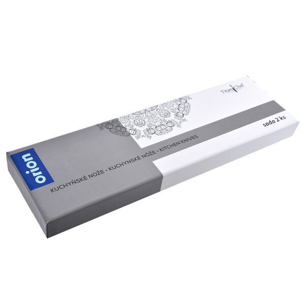 Kuchynský nôž Titan s titánovým povrchom sada 2 ks