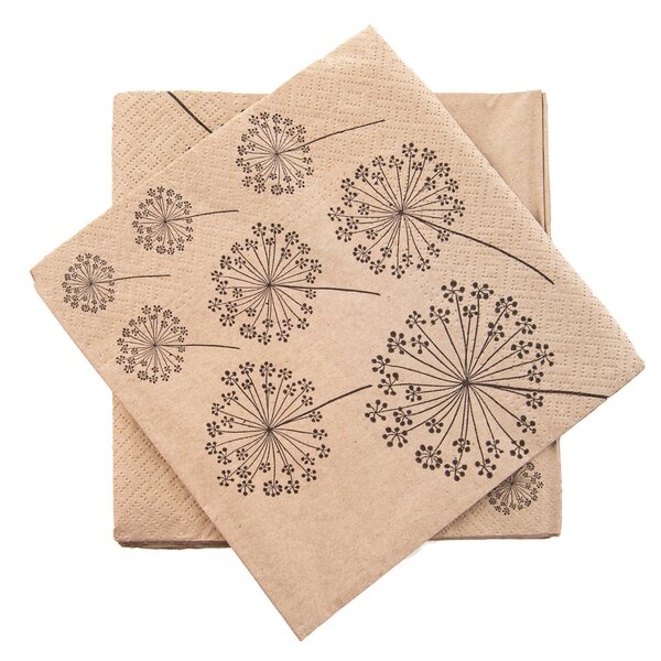 Servírovací obrúsky Púpavy