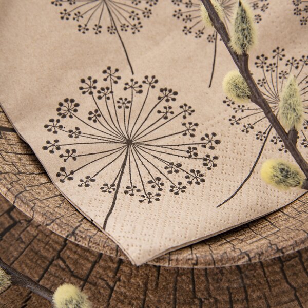 Servírovací obrúsky Púpavy