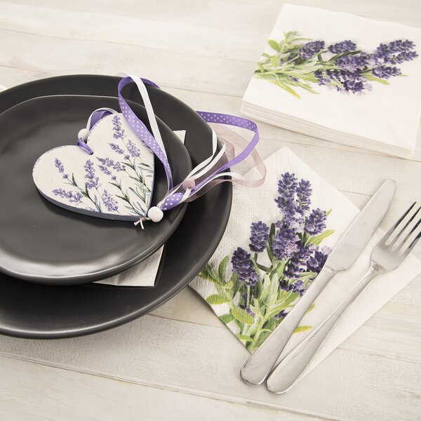 Servírovacie obrúsky levanduľa