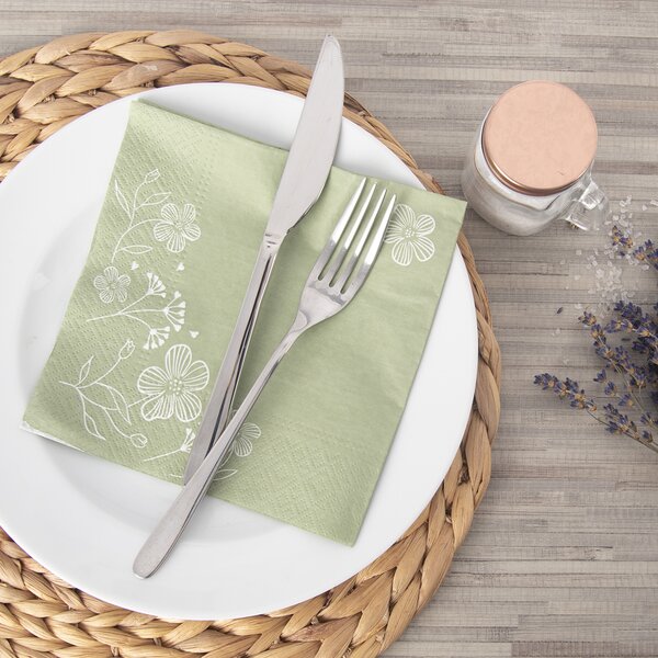 Servírovacie obrúsky GREENISH