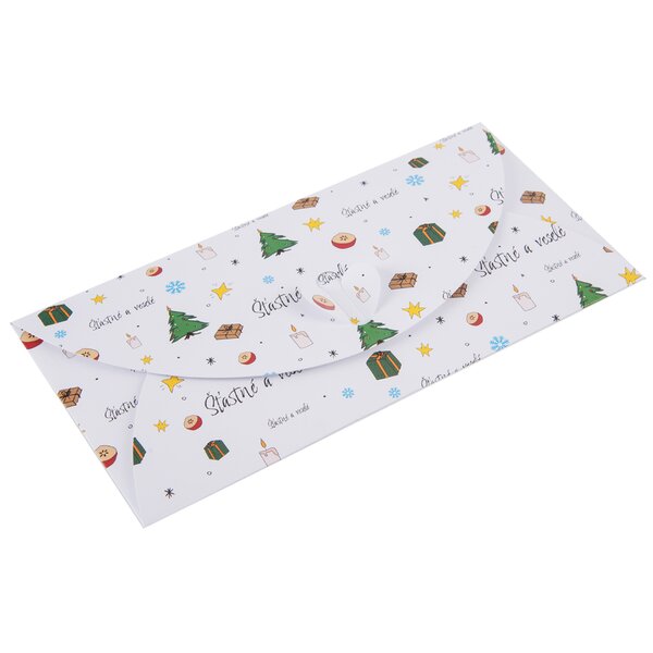 Papierová obálka Šťastné a veselé