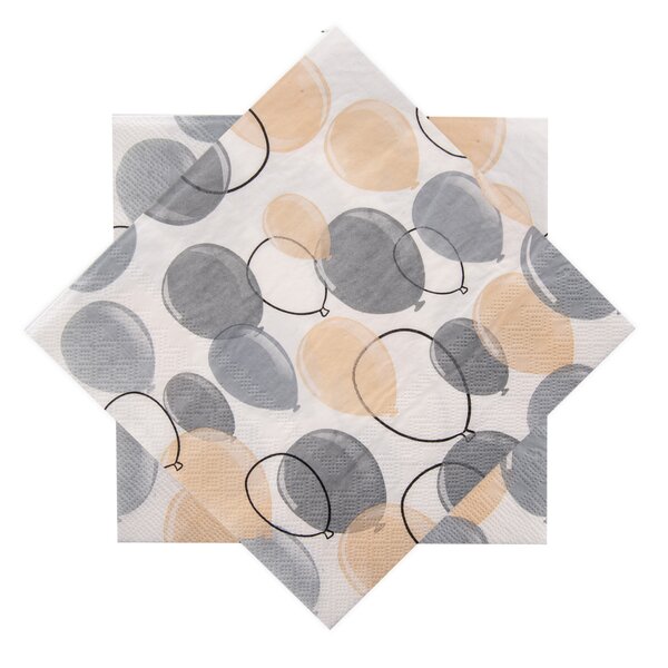 Servírovacie obrúsky balóniky